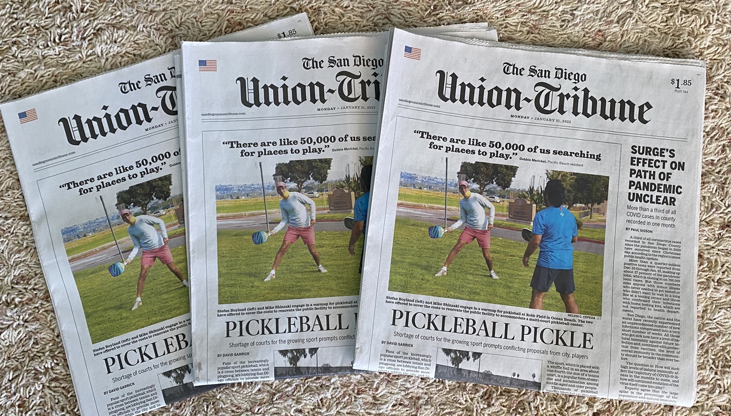 Newsletter Union Tribune